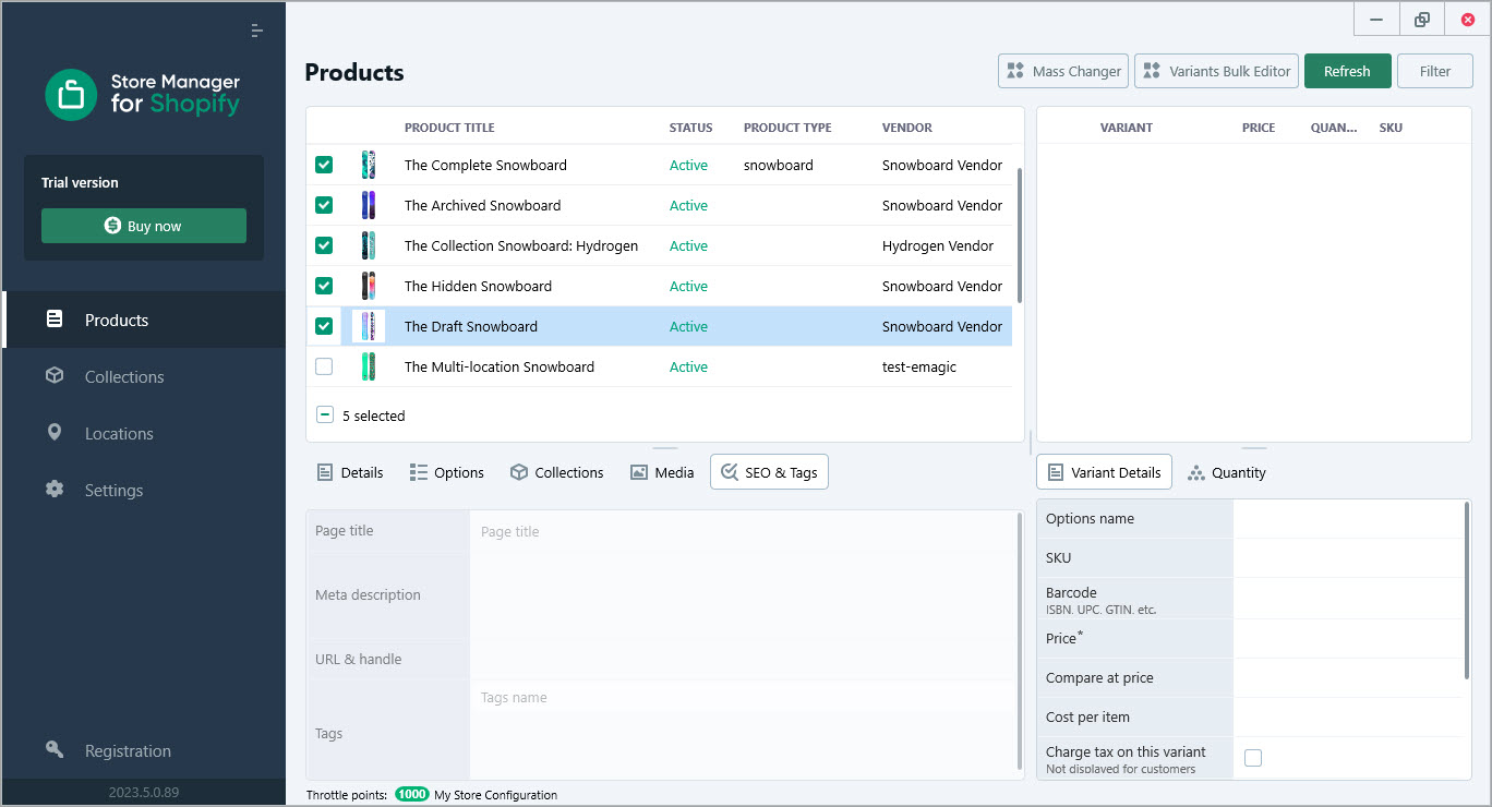Open Shopify Mass product edit with Store Manager for Shopify Open Shopify Mass product edit with Store Manager for Shopify