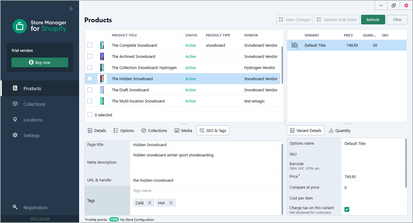 Bulk edit tags Shopify Store Manager check results Bulk edit tags Shopify Store Manager check results