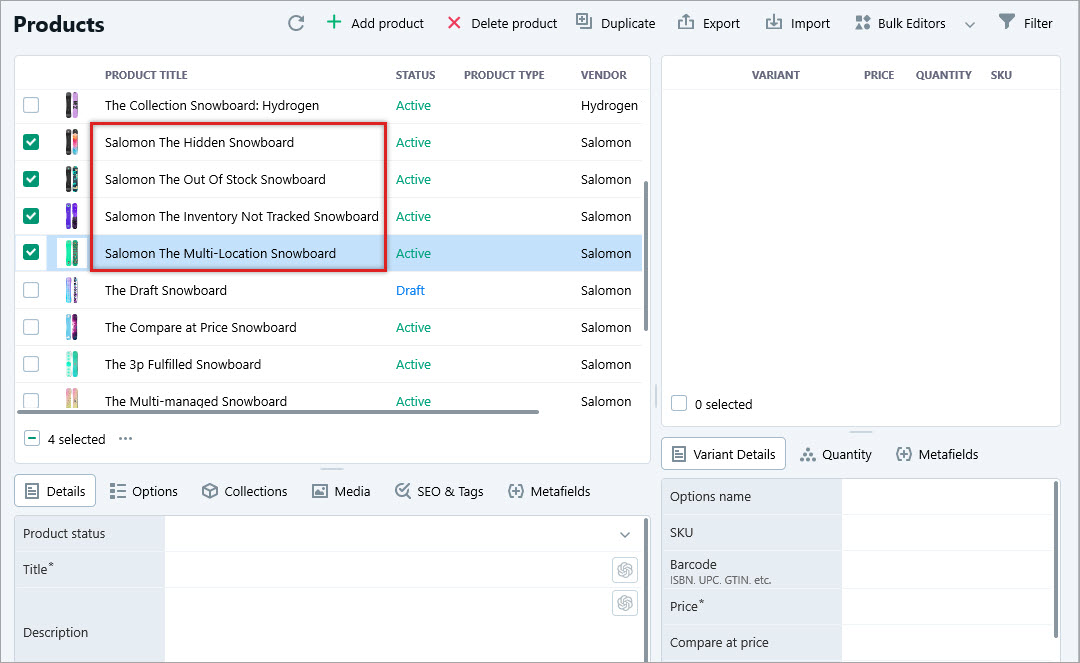 Prepended Text to Shopify Product Titles in Bulk Prepended Text to Shopify Product Titles in Bulk